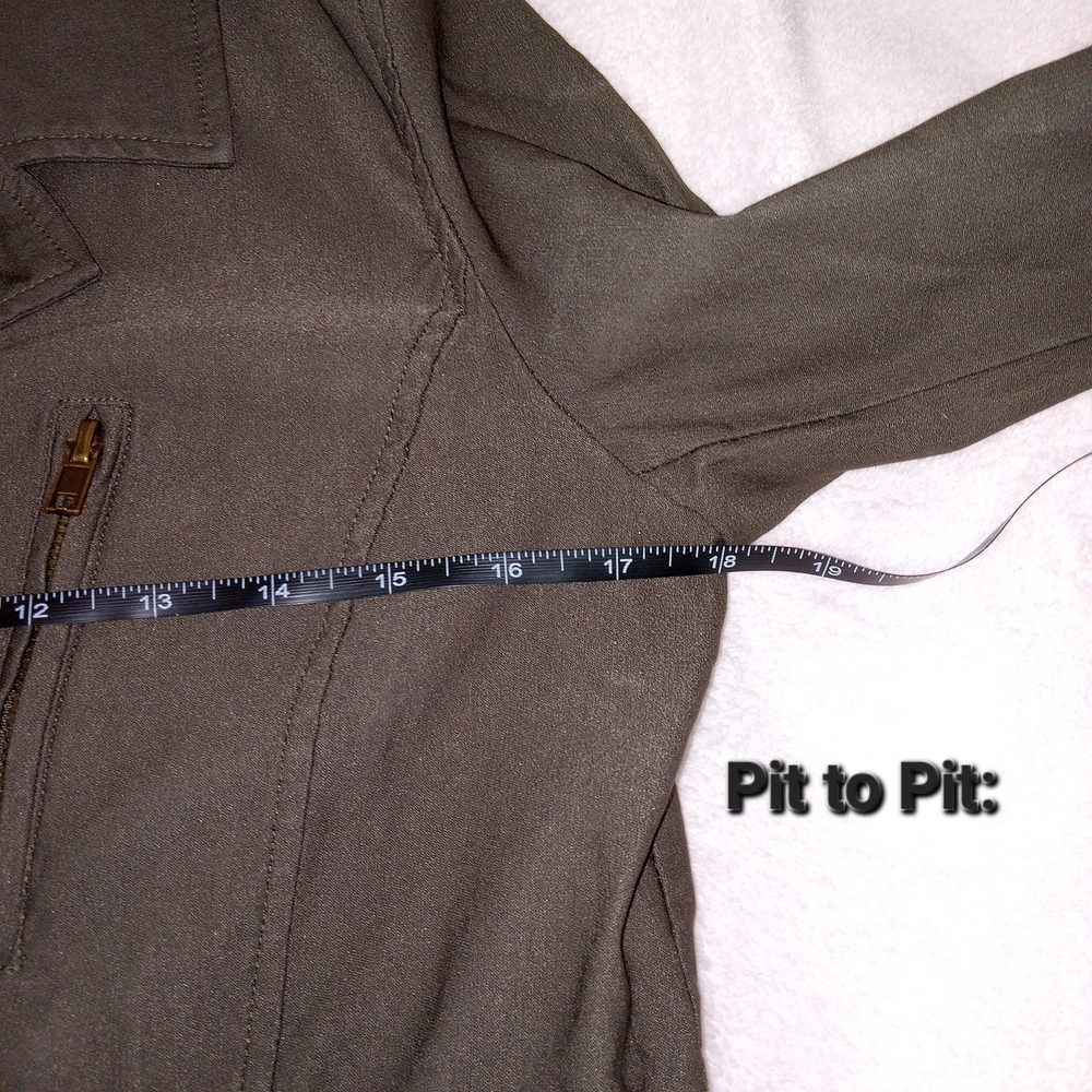 Eden Society Laysha Cargo Jacket Women Size Small Olive Military Utility - Picture 7 of 12